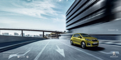 Couverture Brochure Peugeot 108