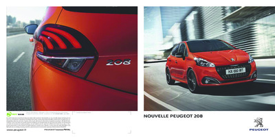 Couverture Brochure Peugeot 208