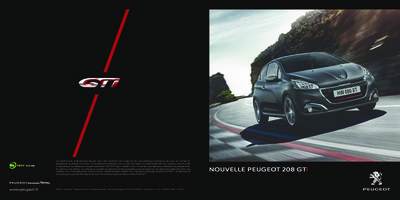 Couverture Brochure Peugeot 208