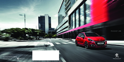 Couverture Brochure Peugeot 208