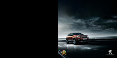 Couverture Brochure Peugeot 3008