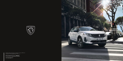 Couverture Brochure Peugeot 3008