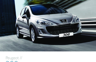 Couverture Brochure Peugeot 308