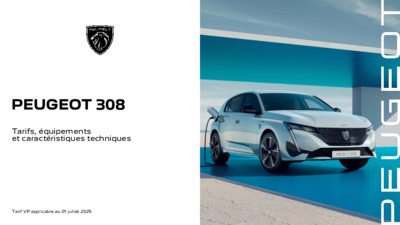 Couverture Brochure Peugeot 308