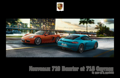 Couverture Brochure Porsche 718