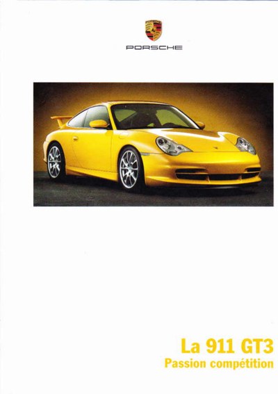 Couverture Brochure Porsche 911