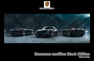 Couverture Brochure Porsche 911