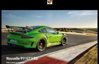 Couverture Brochure Porsche 911