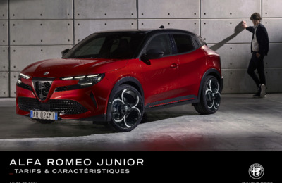 Couverture Brochure Alfa Roméo Junior
