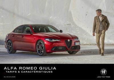 Couverture Brochure Alfa Roméo Giulia