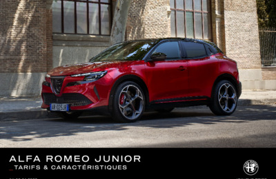 Couverture Brochure Alfa Roméo Junior