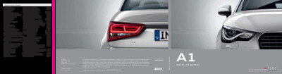 Couverture Brochure Audi A1