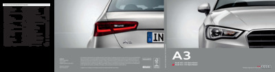 Couverture Brochure Audi A3