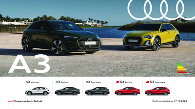 Couverture Brochure Audi A3