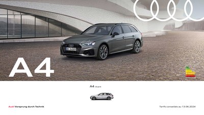 Couverture Brochure Audi A4