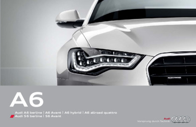 Couverture Brochure Audi A6