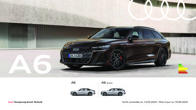 Couverture Brochure Audi A6