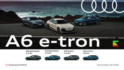 Couverture Brochure Audi A6 e-tron