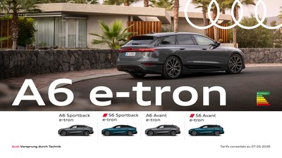 Couverture Brochure Audi A6 e-tron