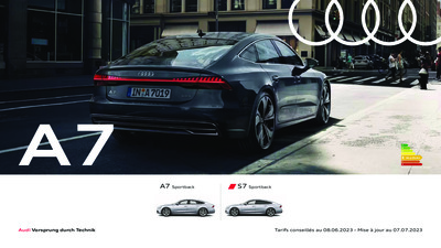 Couverture Brochure Audi A7