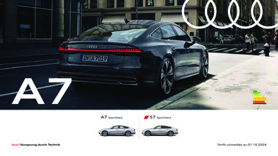 Couverture Brochure Audi A7