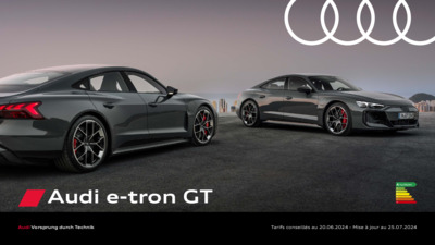 Couverture Brochure Audi e-tron GT