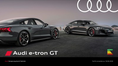Couverture Brochure Audi e-tron GT