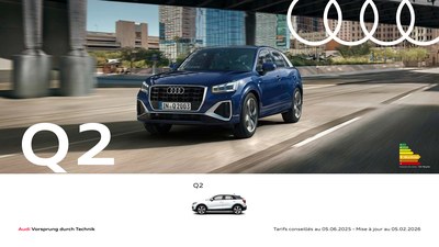 Couverture Brochure Audi Q2