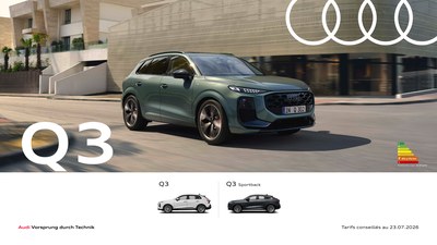 Couverture Brochure Audi Q3