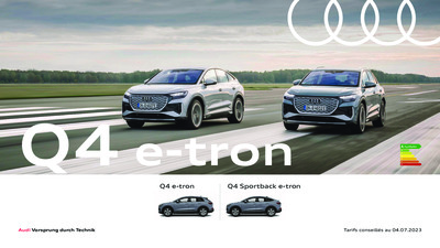 Couverture Brochure Audi Q4 e-tron