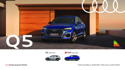 Couverture Brochure Audi Q5 Sportback