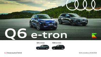 Couverture Brochure Audi Q6 e-tron