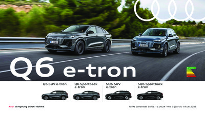 Couverture Brochure Audi Q6 e-tron