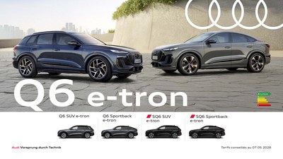 Couverture Brochure Audi Q6 e-tron