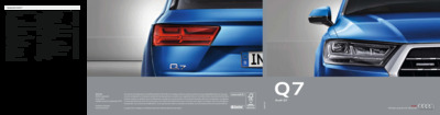 Couverture Brochure Audi Q7