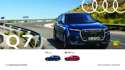 Couverture Brochure Audi Q7