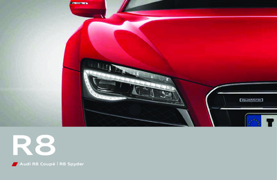 Couverture Brochure Audi R8
