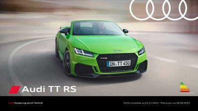 Couverture Brochure Audi TT