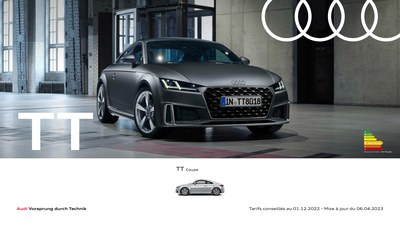 Couverture Brochure Audi TT