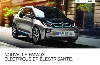 Couverture Brochure BMW i3