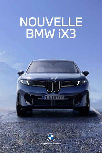Couverture Brochure BMW iX3