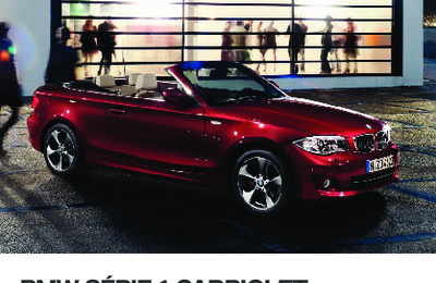 Couverture Brochure BMW Série 1