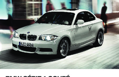 Couverture Brochure BMW Série 1