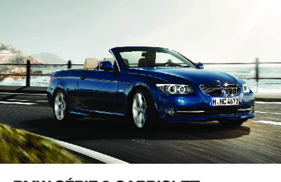 Couverture Brochure BMW Série 3