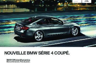Couverture Brochure BMW Série 4