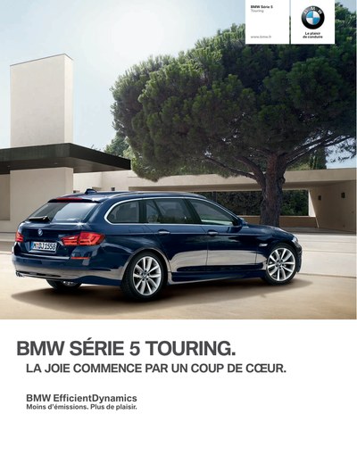 Couverture Brochure BMW Série 5