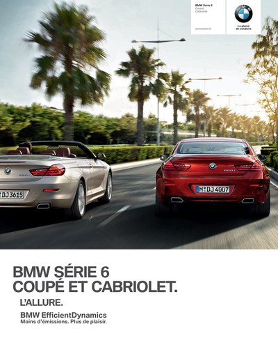 Couverture Brochure BMW Série 6