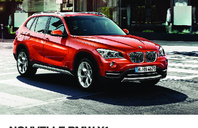 Couverture Brochure BMW X1