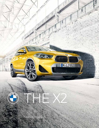 Couverture Brochure BMW X2