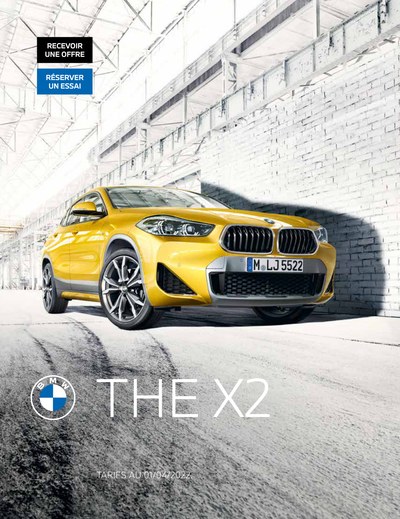Couverture Brochure BMW X2